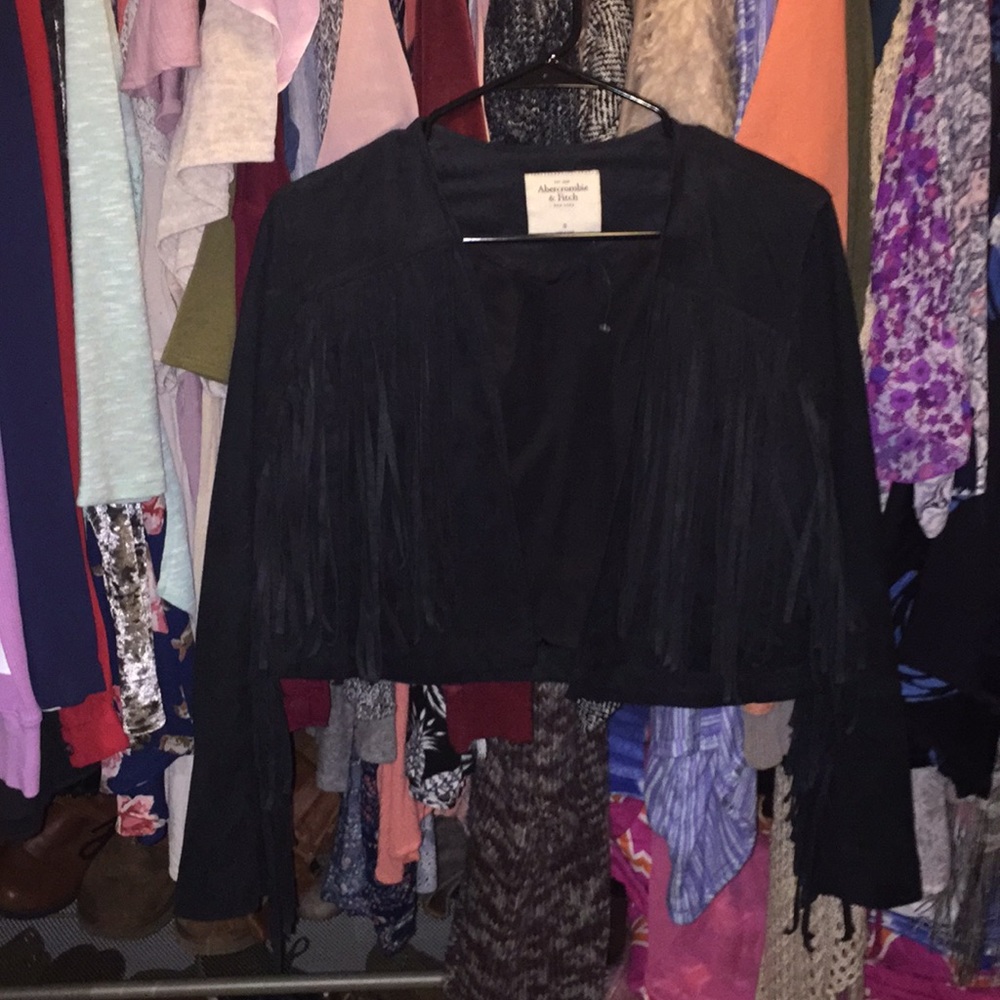 Super cute fringe coat